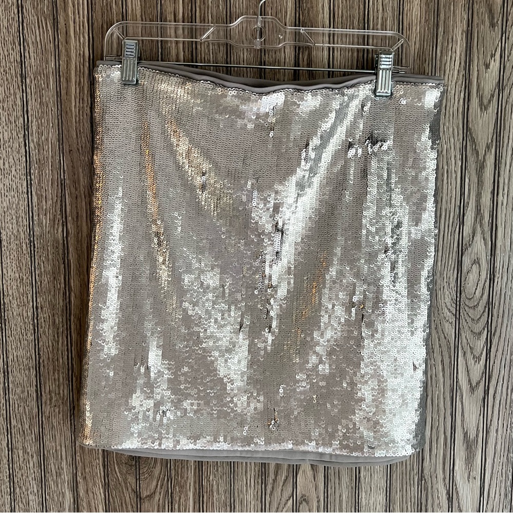 Plus Size Future Collective Silver Sequin Embelli… - image 1